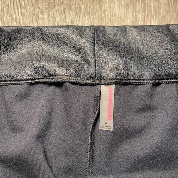 Faux Leather Jogger Pants - Picture 6 of 6